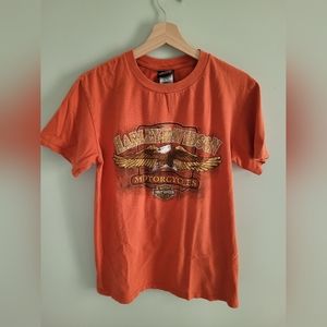 Orange Harley Davidson Tee